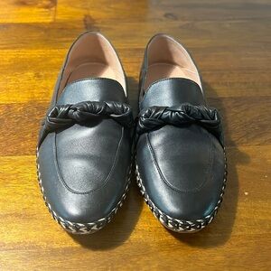 Cole Haan womens Cloudfeel Knotted Espadrille Loafer like new size 10